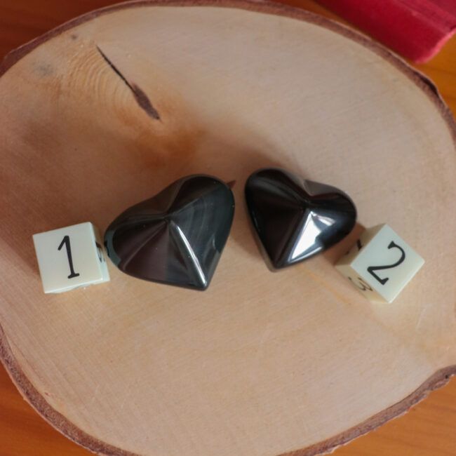 Galet Obsidienne Œil Céleste avec reflets