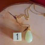 Pendentif goute Jade de Chine - modele 1