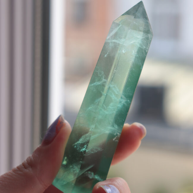 Pointe en Fluorine Verte